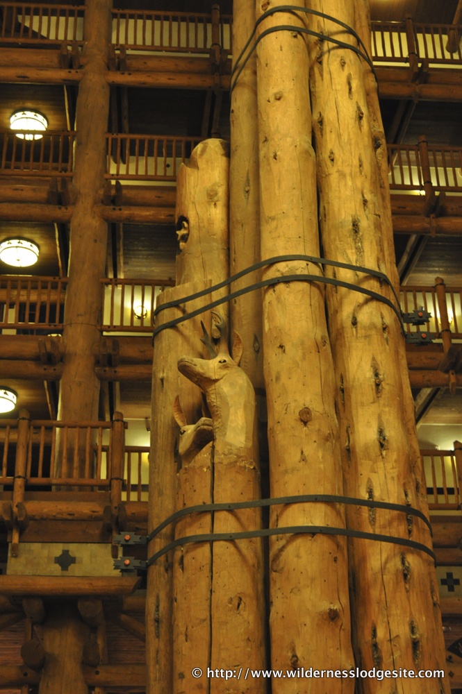 Lobby Wood Carvings